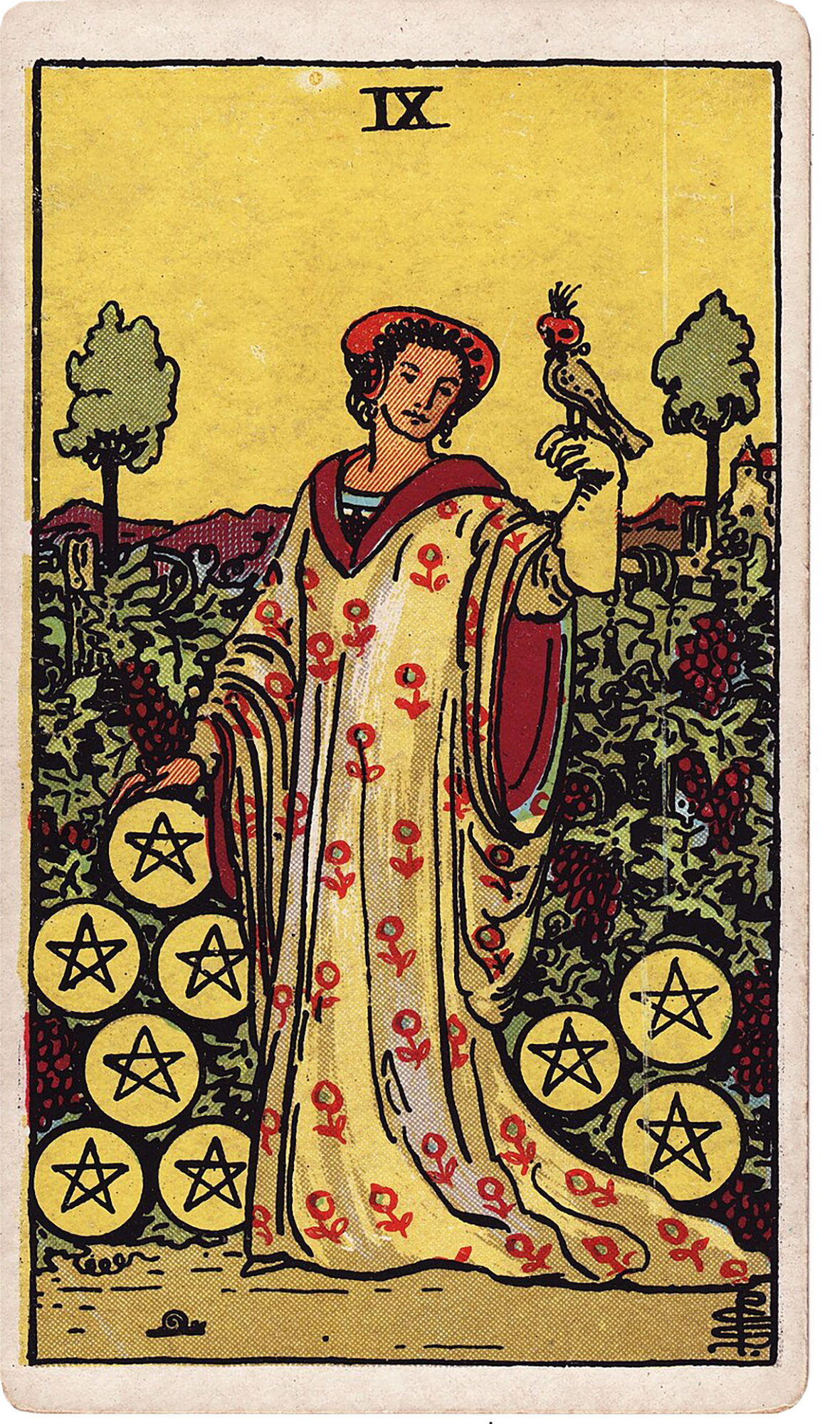 9 of Pentacles Tarot card